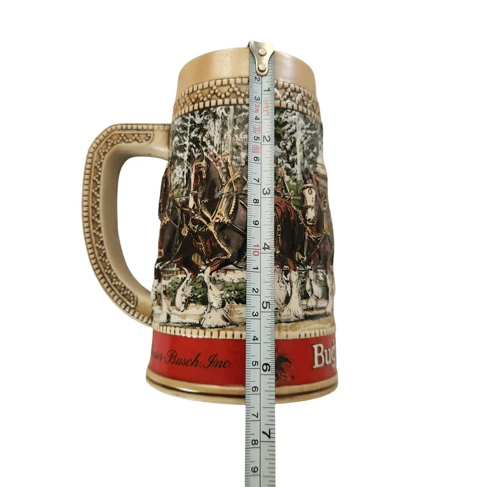 Budweiser‎ 1987 Stein C Series Clydesdale Grant's Farm Limited Edition Stein Vtg